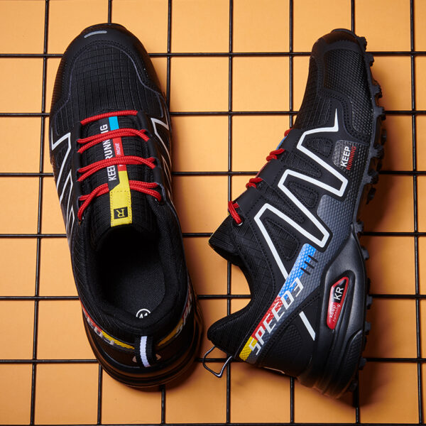 New large size camouflage outdoor sports lightweight men's hiking shoes cycling shoes - Image 11