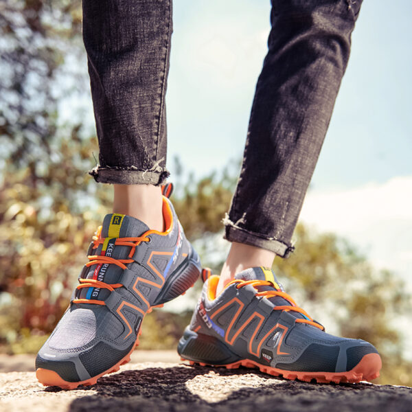 New large size camouflage outdoor sports lightweight men's hiking shoes cycling shoes - Image 13