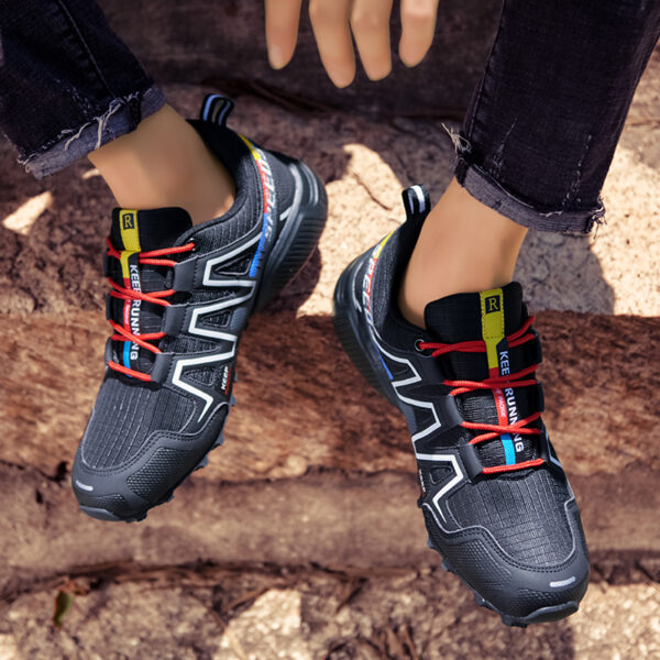 New large size camouflage outdoor sports lightweight men's hiking shoes cycling shoes - Image 14