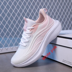 Sneakers Women's New Summer Breathable Shock Absorption Lightweight Soft Bottom Running Shoes Women