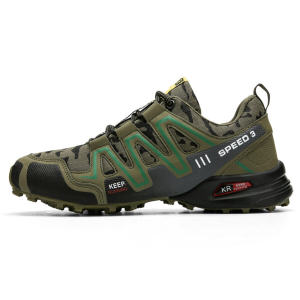 New large size camouflage outdoor sports lightweight men's hiking shoes cycling shoes - Image 6