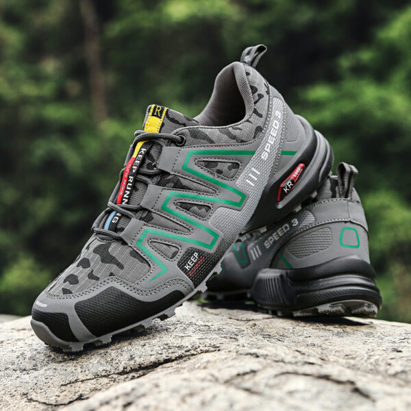 New large size camouflage outdoor sports lightweight men's hiking shoes cycling shoes - Image 10