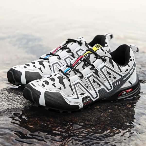 New large size camouflage outdoor sports lightweight men's hiking shoes cycling shoes - Image 13