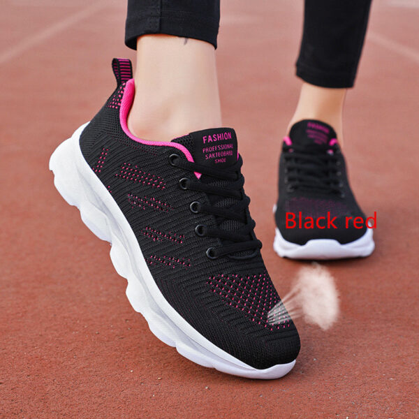 Sneakers Women's New Summer Breathable Shock Absorption Lightweight Soft Bottom Running Shoes Women - Image 7