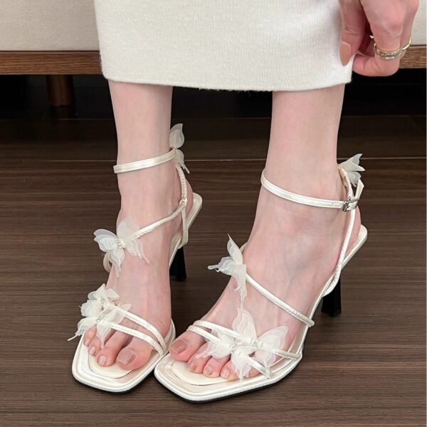 Fairy high heels sandals new summer temperament fine heel women's shoes - Image 3