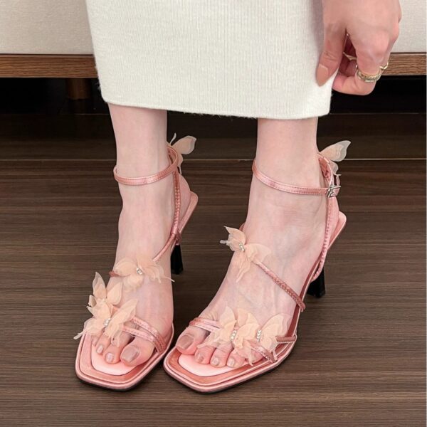 Fairy high heels sandals new summer temperament fine heel women's shoes - Image 2